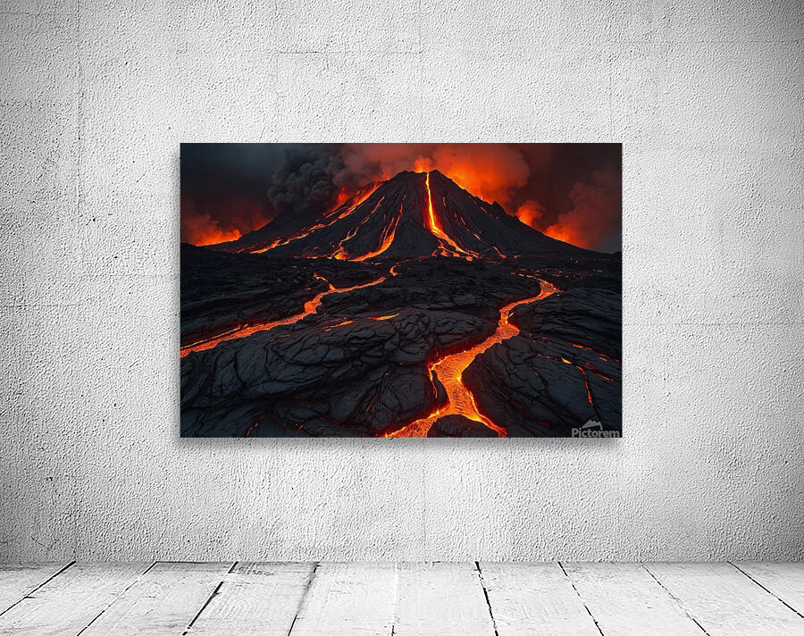 Lava Flow Landscape 16 Wall Preview