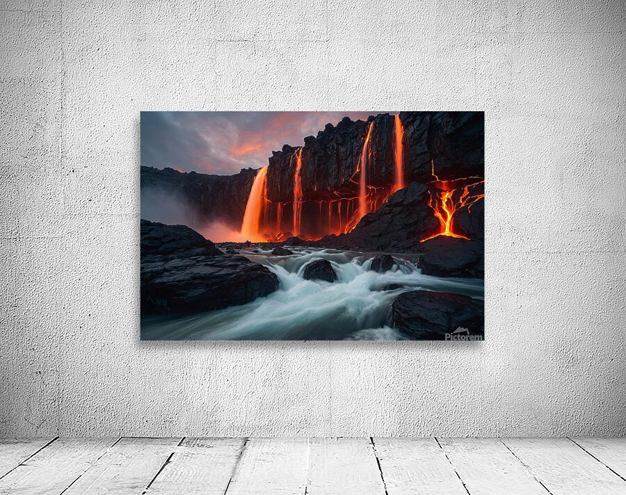Lava Flow Landscape 33 Wall Preview