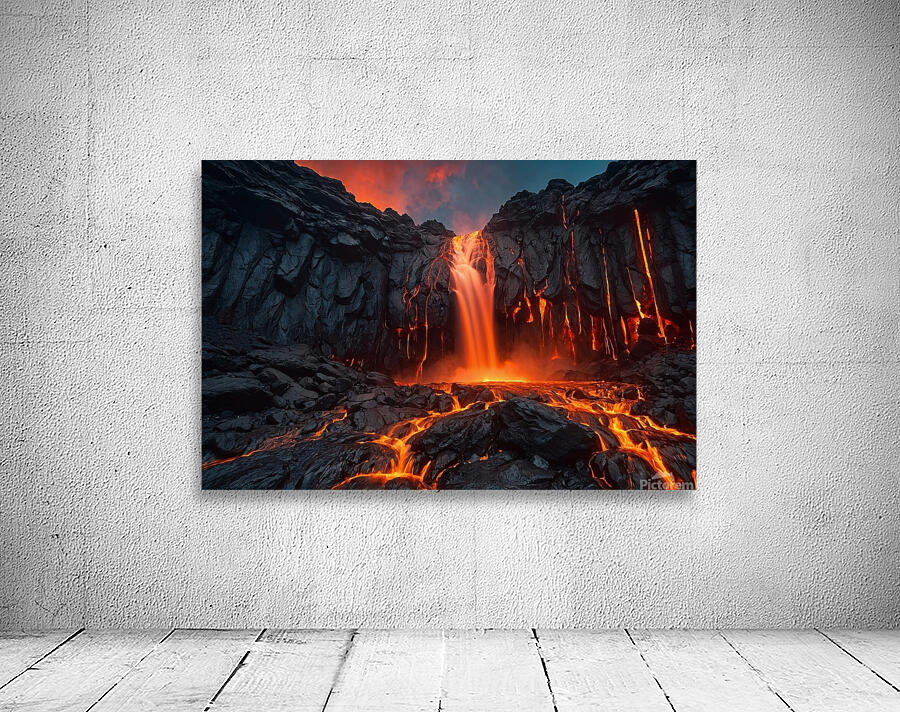 Lava Flow Landscape 45 Wall Preview