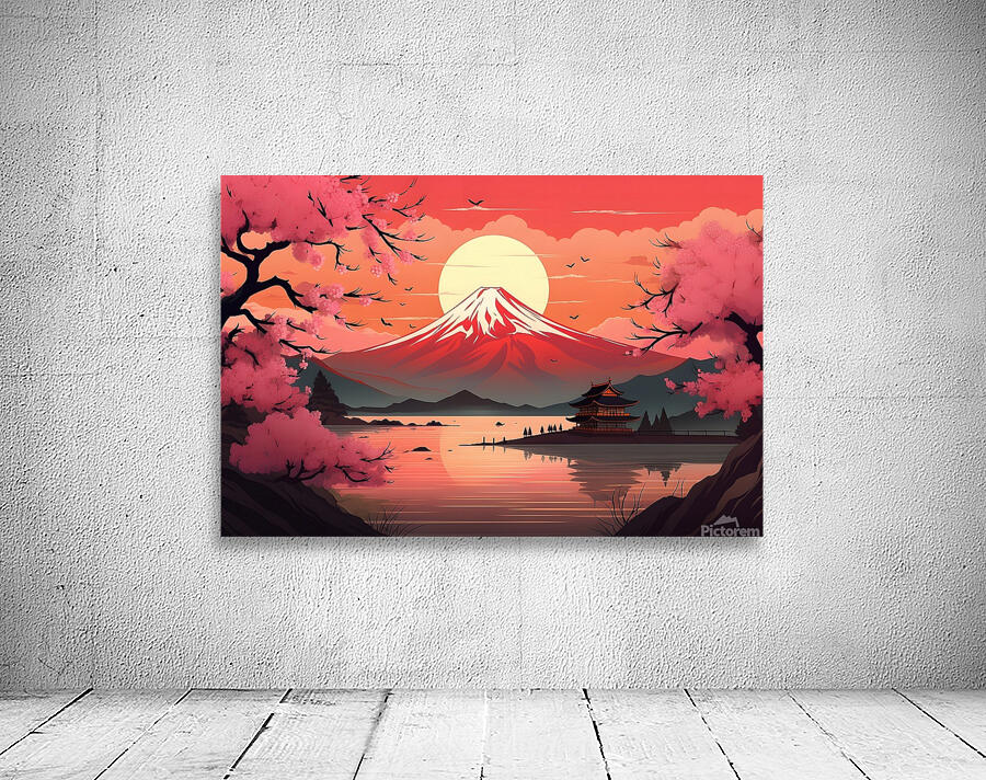 Sunset Landscape 56 Wall Preview