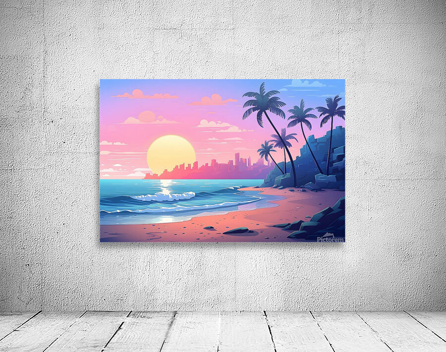 Sunset Landscape 51 Wall Preview