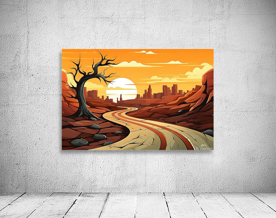 Sunset Landscape 37 Wall Preview