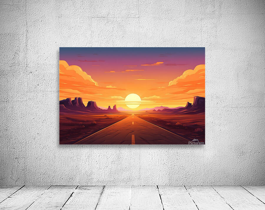 Sunset Landscape 47 Wall Preview
