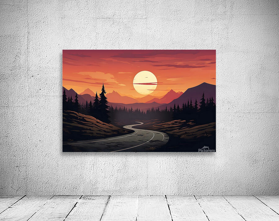 Sunset Landscape 35 Wall Preview