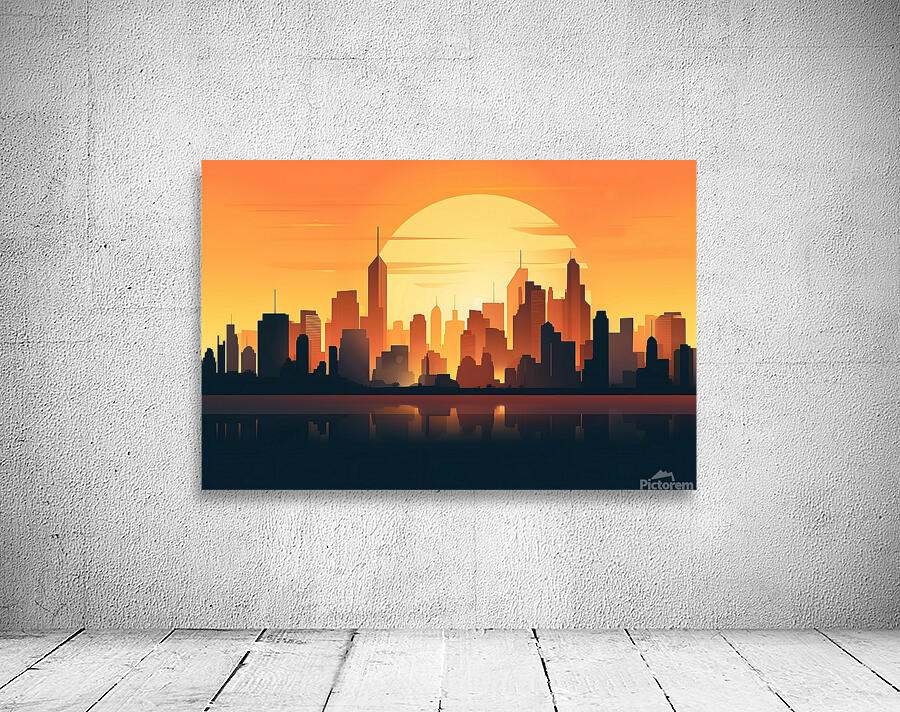 Sunset Landscape 52 Wall Preview
