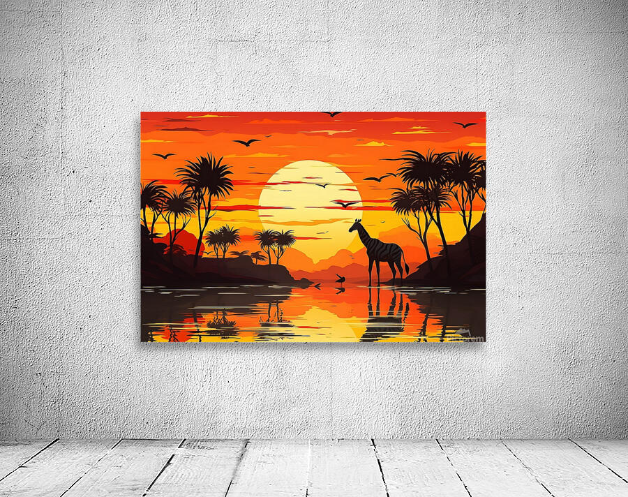 Sunset Landscape 3 Wall Preview