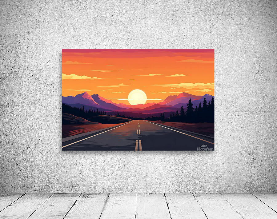 Sunset Landscape 39 Wall Preview