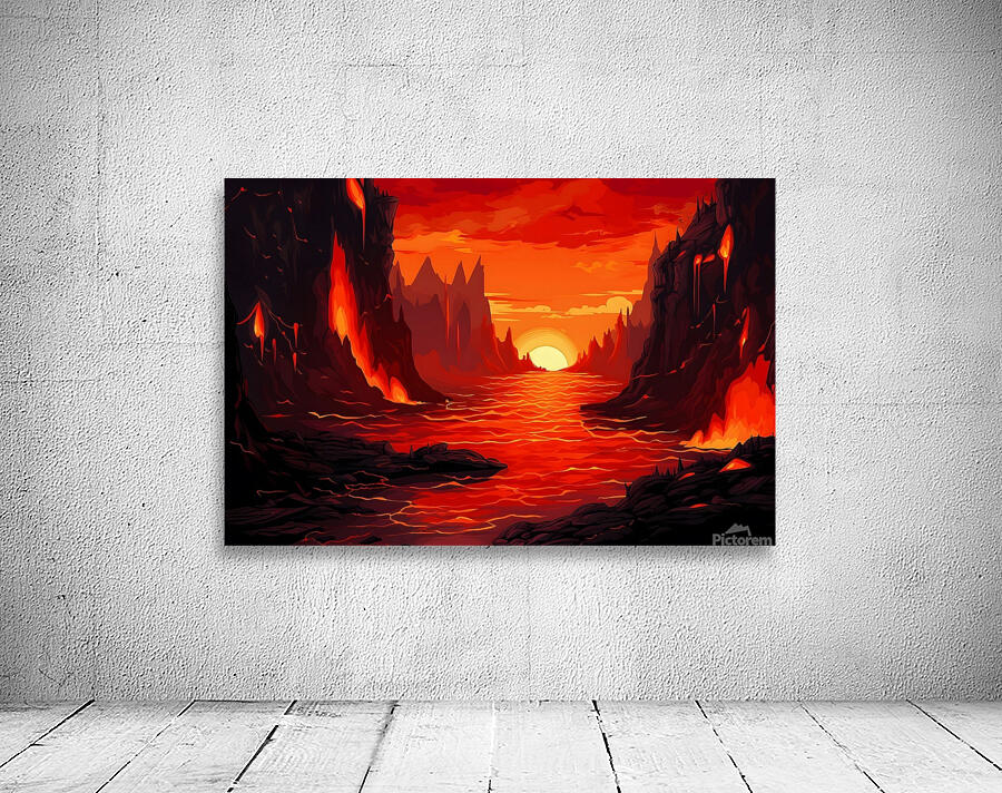 Sunset Landscape 82 Wall Preview