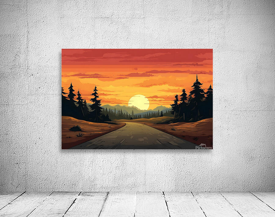 Sunset Landscape 79 Wall Preview