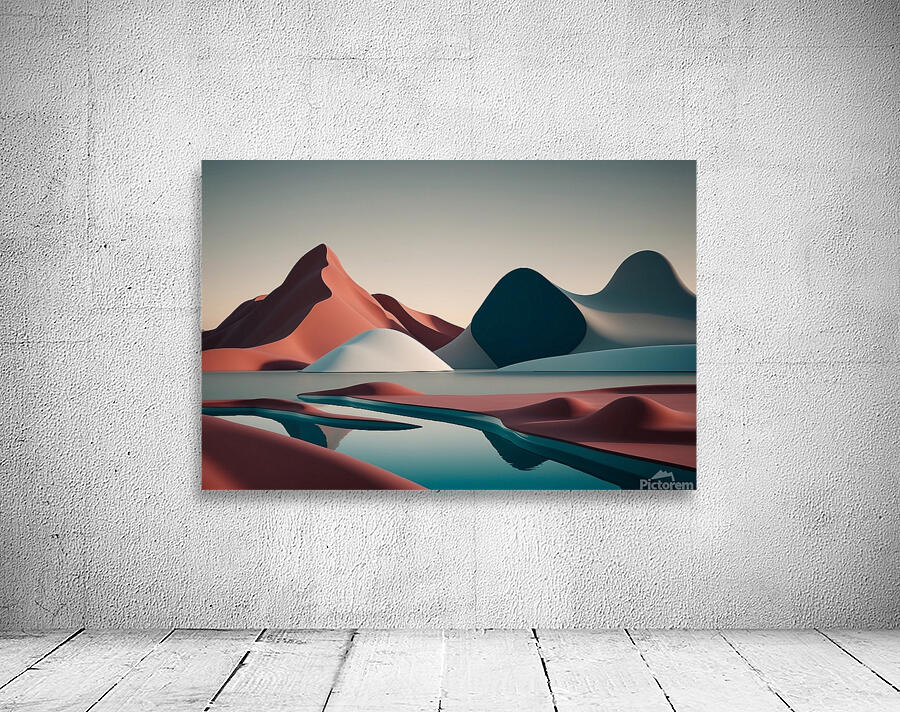 Boho 3D Landscape 6 Wall Preview