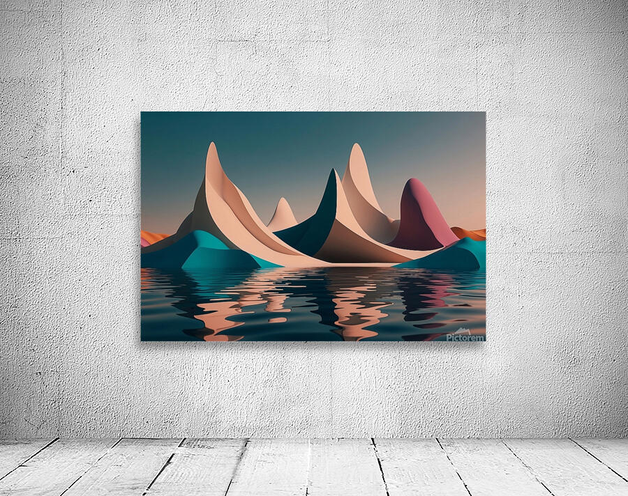 Boho 3D Landscape 19 Wall Preview