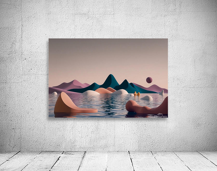 Boho 3D Landscape 2 Wall Preview