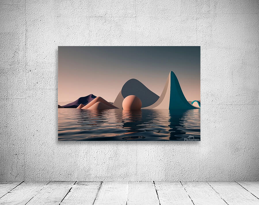 Boho 3D Landscape 9 Wall Preview
