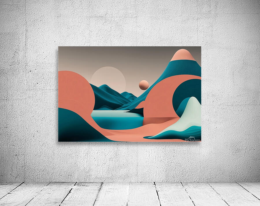 Boho 3D Landscape 11 Wall Preview