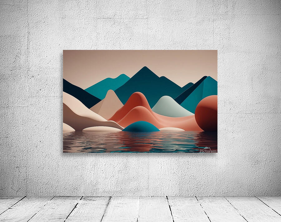 Boho 3D Landscape 13 Wall Preview