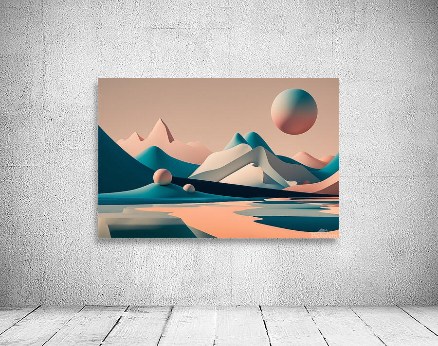 Boho 3D Landscape 7 Wall Preview