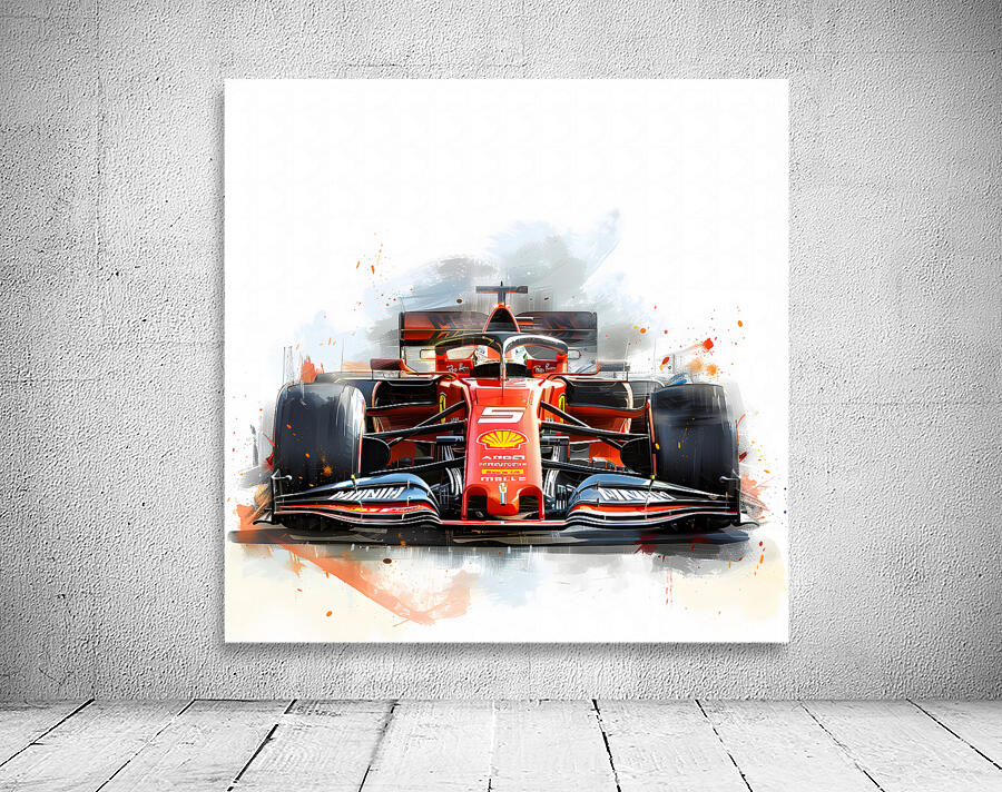 Formula 1 Racing Car 4 Wall Preview
