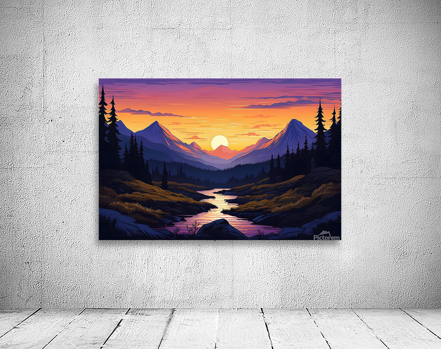 Mountain Landscape 42 Wall Preview