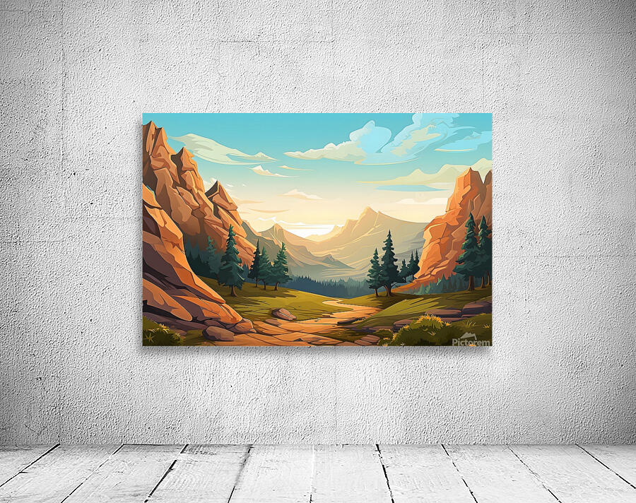 Mountain Landscape 10 Wall Preview