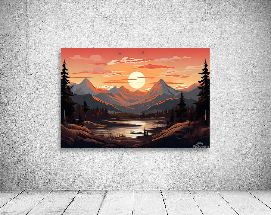 Mountain Landscape 30 Wall Preview