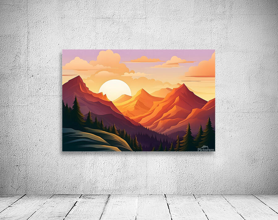 Mountain Landscape 16 Wall Preview