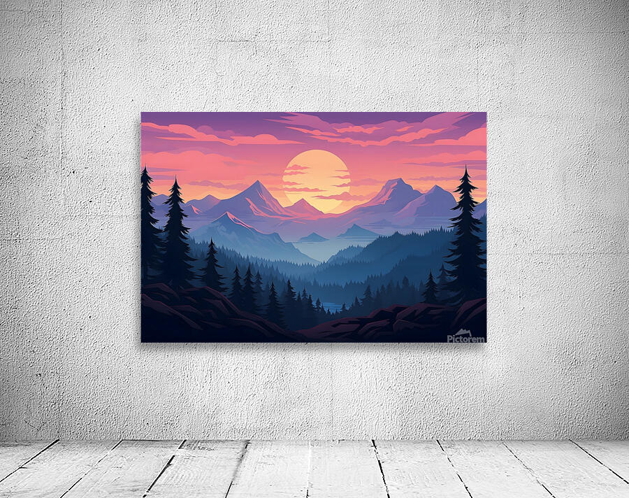 Mountain Landscape 34 Wall Preview