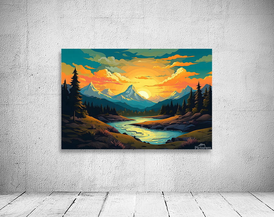 Mountain Landscape 27 Wall Preview