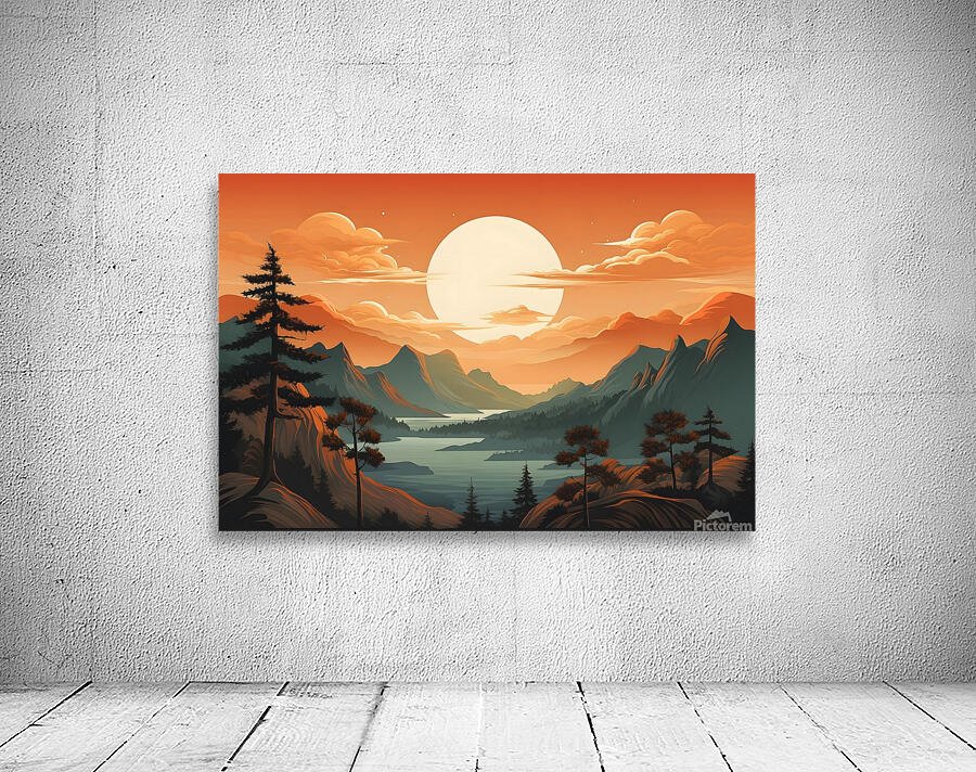 Mountain Landscape 32 Wall Preview