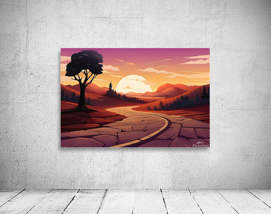 Sunset Landscape 69 Wall Preview