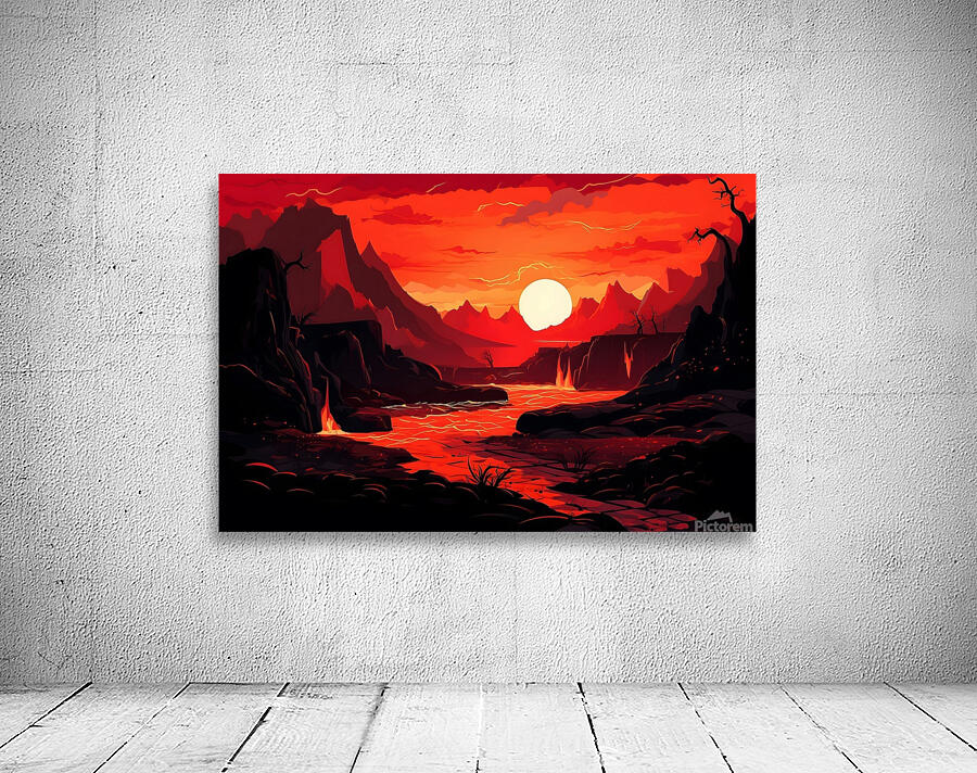 Sunset Landscape 62 Wall Preview