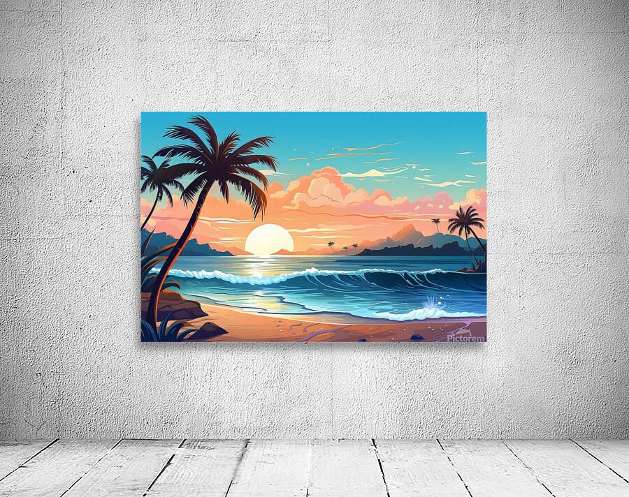 Sunset Landscape 49 Wall Preview