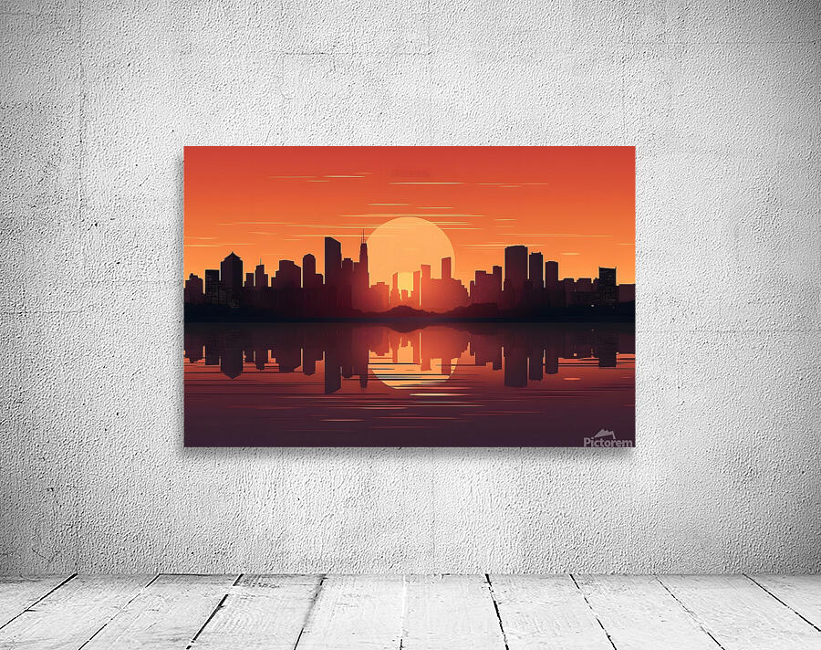 Sunset Landscape 53 Wall Preview