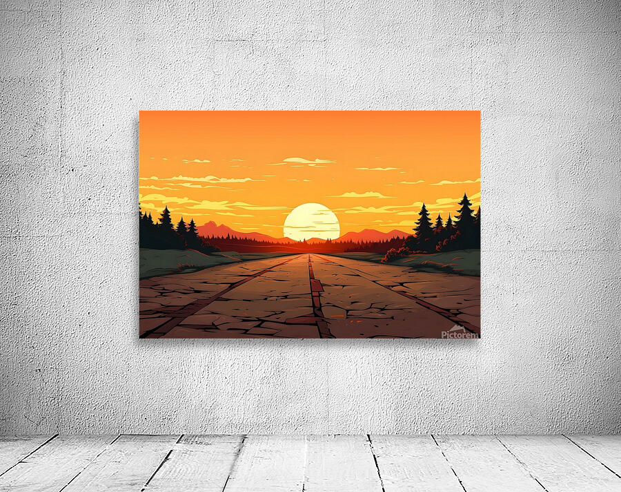 Sunset Landscape 41 Wall Preview