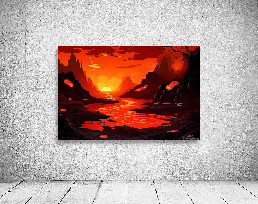 Sunset Landscape 58 Wall Preview