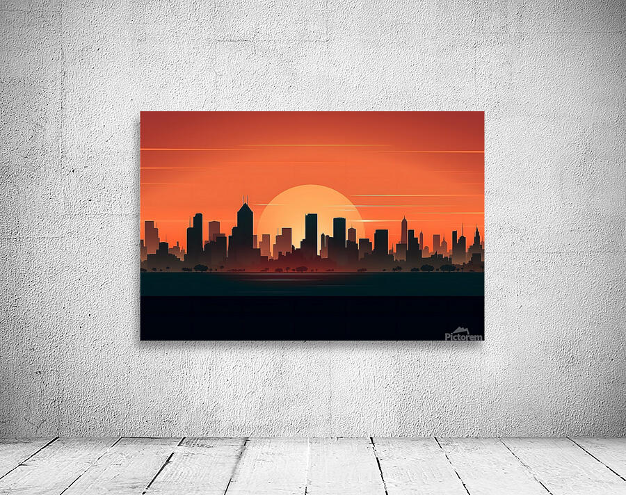 Sunset Landscape 54 Wall Preview