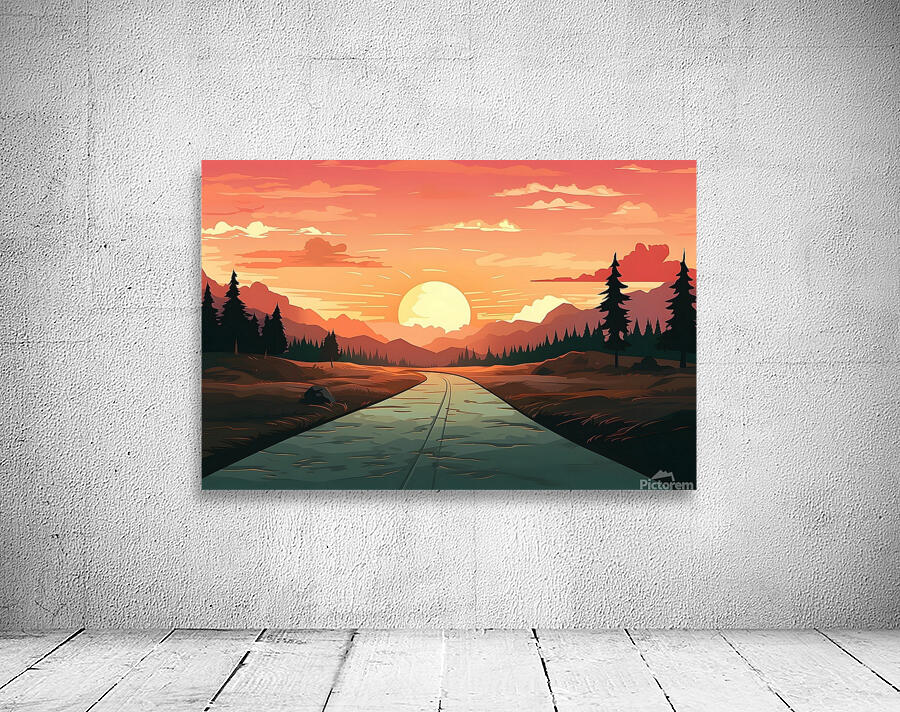 Sunset Landscape 40 Wall Preview
