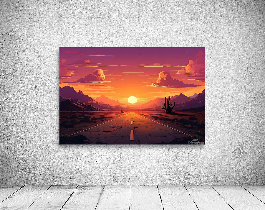 Sunset Landscape 42 Wall Preview
