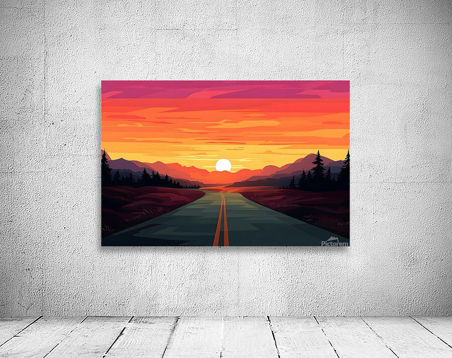 Sunset Landscape 73 Wall Preview