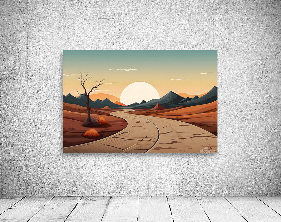 Sunset Landscape 66 Wall Preview