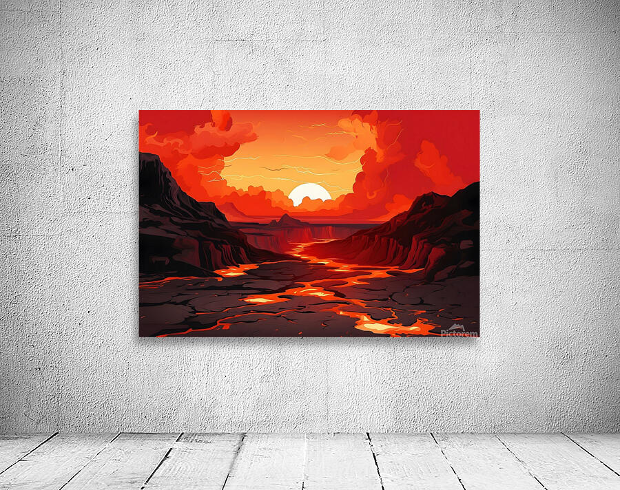 Sunset Landscape 57 Wall Preview