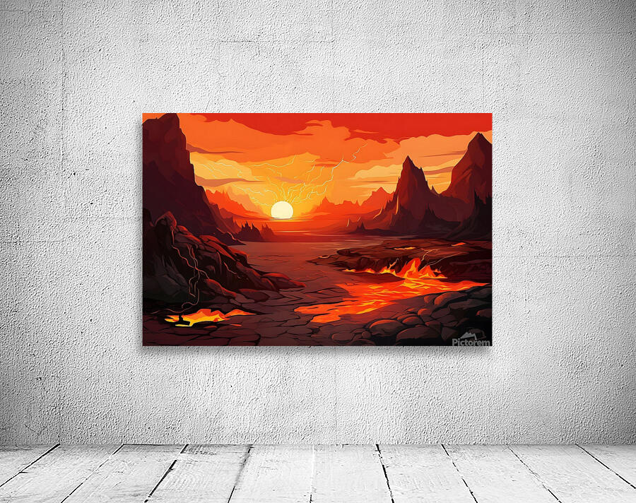 Sunset Landscape 59 Wall Preview