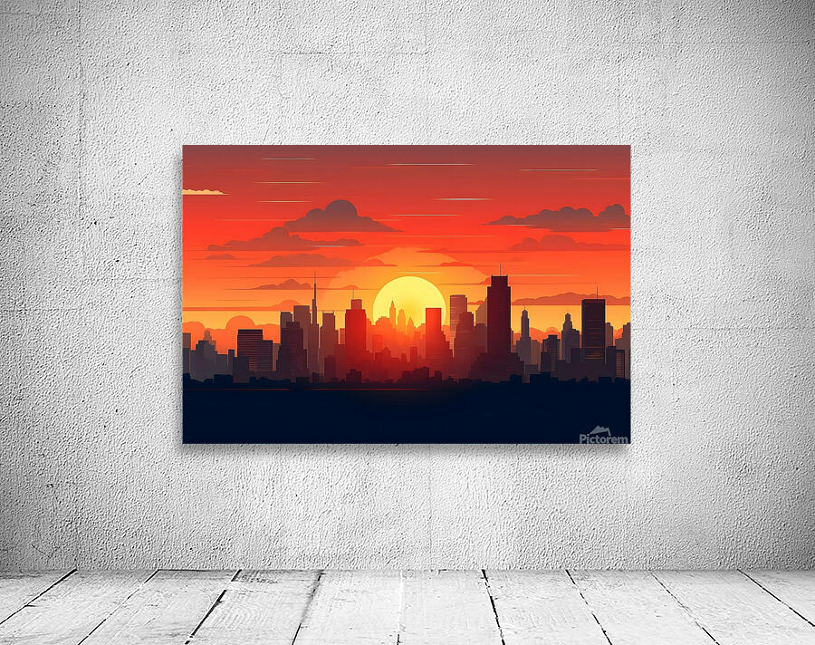 Sunset Landscape 86 Wall Preview