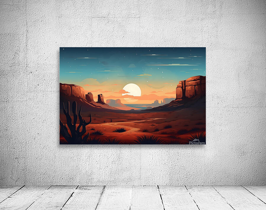 Sunset Landscape 91 Wall Preview