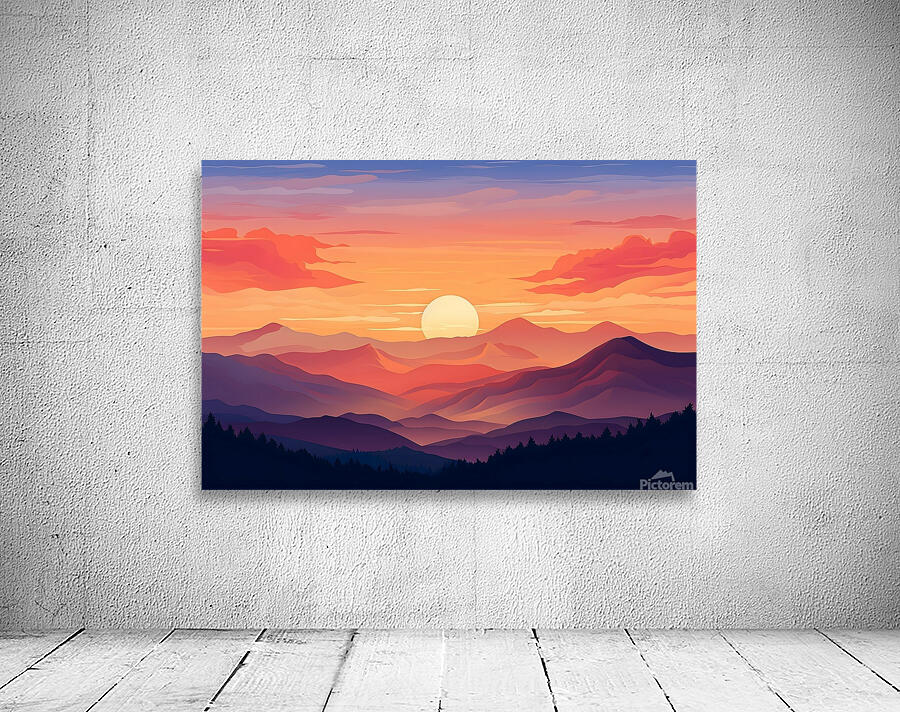 Sunrise Landscape 8 Wall Preview