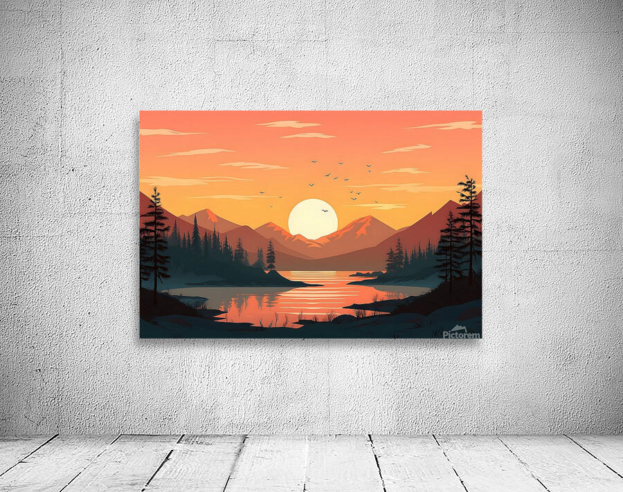Sunrise Landscape 13 Wall Preview