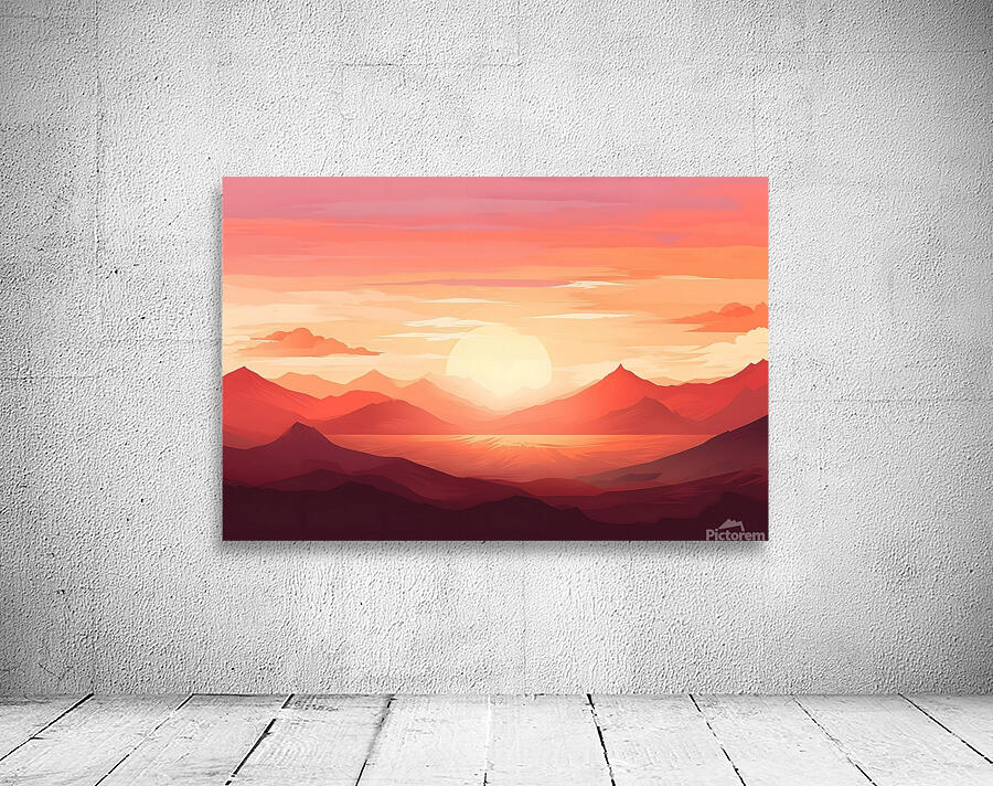 Sunrise Landscape 7 Wall Preview