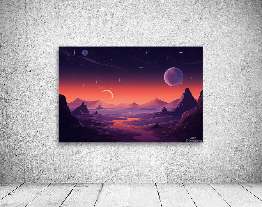 Planetscape 64 Wall Preview