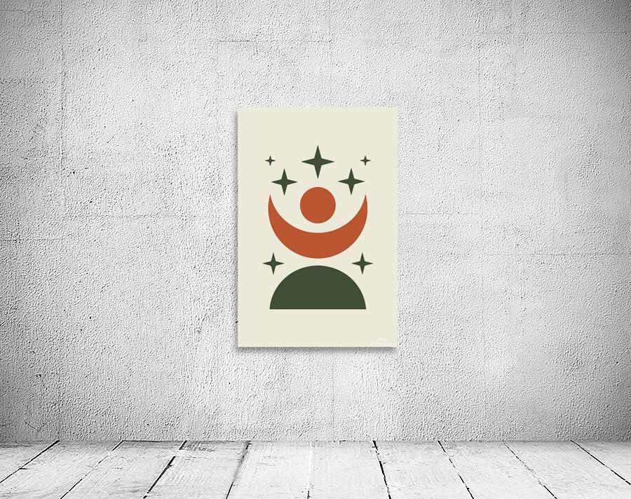 Celestial Balance Abstract Poster Wall Preview