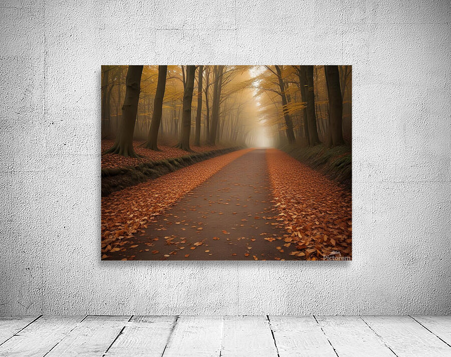  Tranquil Forest Path – Atmospheric Nature Wall Art 68 Wall Preview