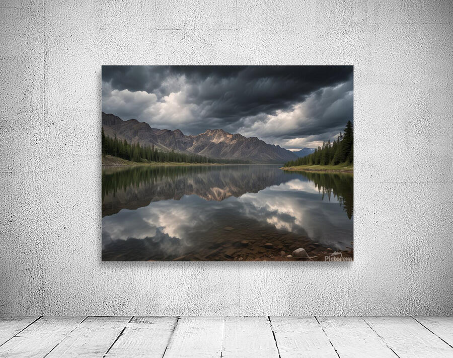 Mountain Landscape Wall Art Print 73 Wall Preview